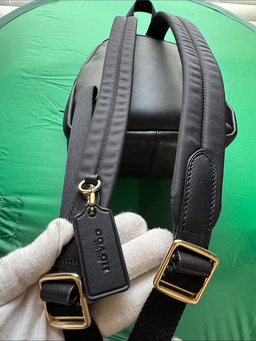 Coach Dark Brown Signature Mini Backpack 🎒 LIKE NEW!!! - Picture 9 of 13